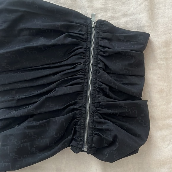 Miaou Black Silky Corset Top with Side Zipper | Size S | worn once - Picture 4 of 7